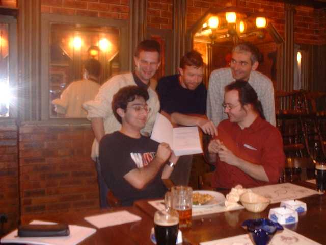 Sniper, Gérald, Kai, Jean, BooK (le propriétaire et les traducteurs)